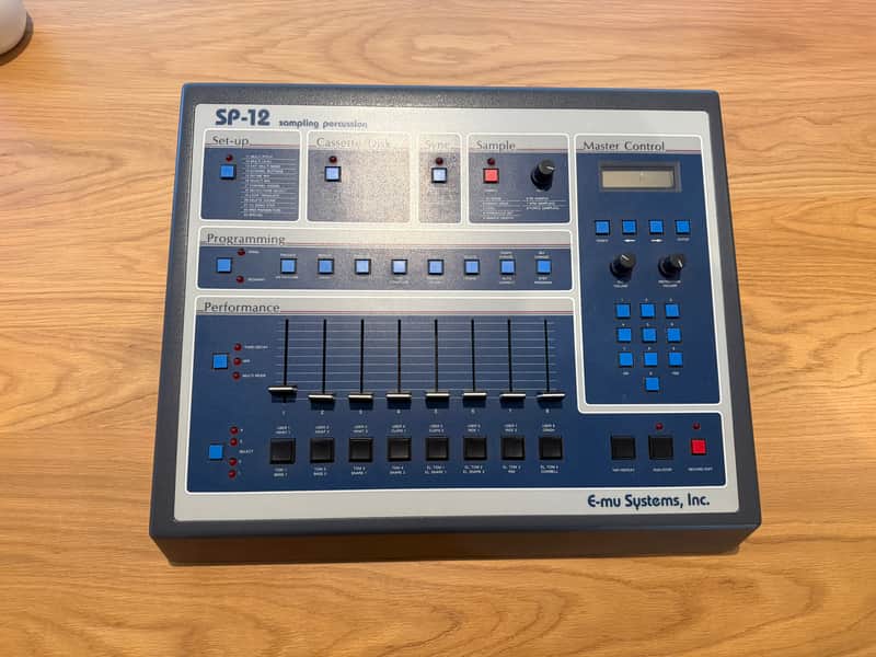 E-MU Systems SP-12 8-Voice Drum Sampler 1985 - 1987 - Blue image 1