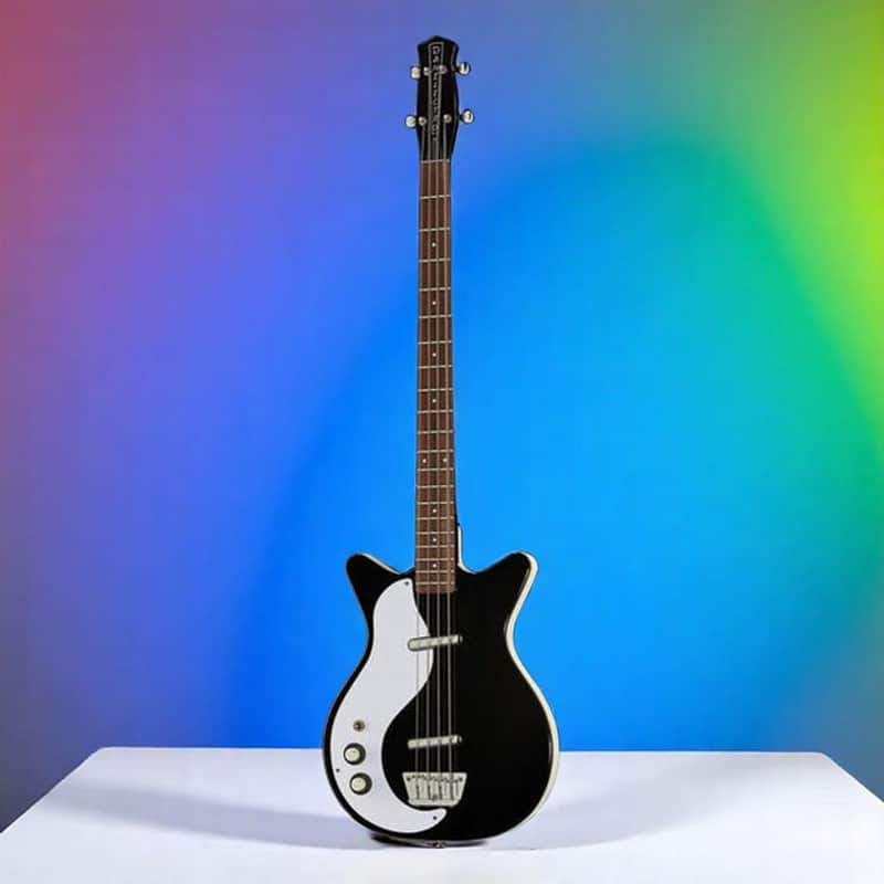 Danelectro 59DC Long Scale Left-Handed Bass â€“ Black | Brand New