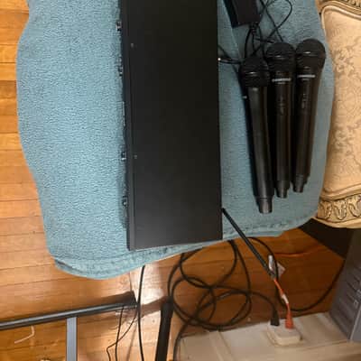 Samson Stage 412 3 Channel Wireless Microphone System 2020s - Black image 4