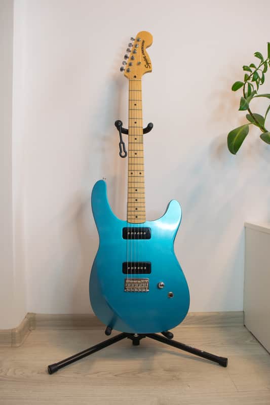 Partscaster P90 with Squier Affinity Neck and Custom Alder body image 1