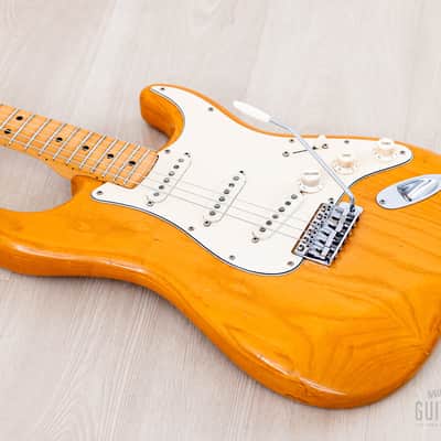 1974 Fender Stratocaster Vintage Electric Guitar Natural w/ Case image 10