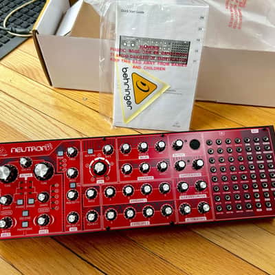 Behringer Neutron Paraphonic Analog and Semi-Modular Synthesizer 2018 - Present Red image 4