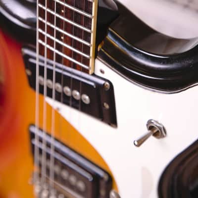 Mosrite The Ventures 1965 Mark I Reissue Made in Japan MIJ Vintage Guitar Sunburst image 8