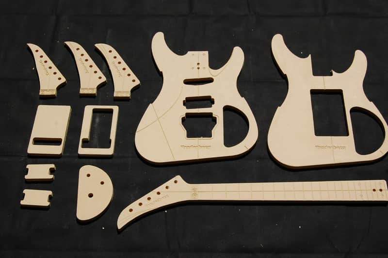 Vandenberg - Guitar Router Template Set - 1/2" MDF CNC - Luthier Building Tools image 1
