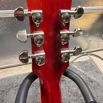 Guitar Fetish LP body+neck project - Red quilt image 13
