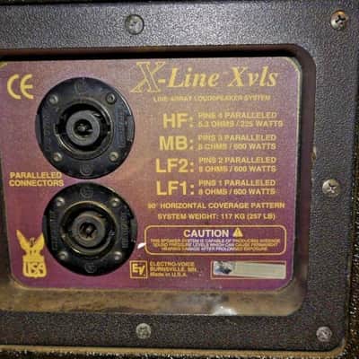 EV / ElectroVoice X-Line XVLS 3 WAY LINE ARRAY (PAIR) image 4