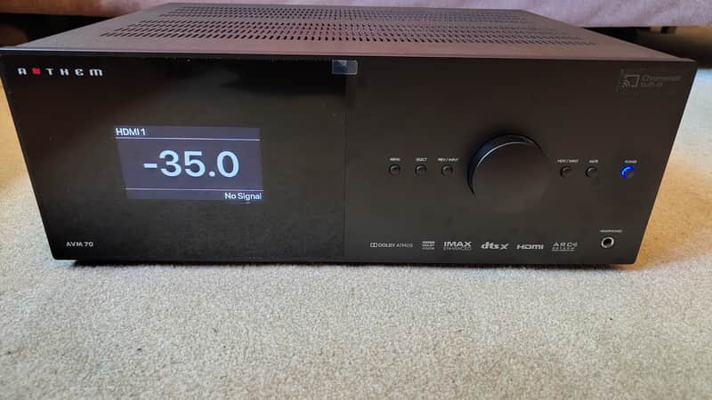 Anthem AVM70 4K Audiophile Hi-Fi AV Preamplifier Processor LIKE NEW