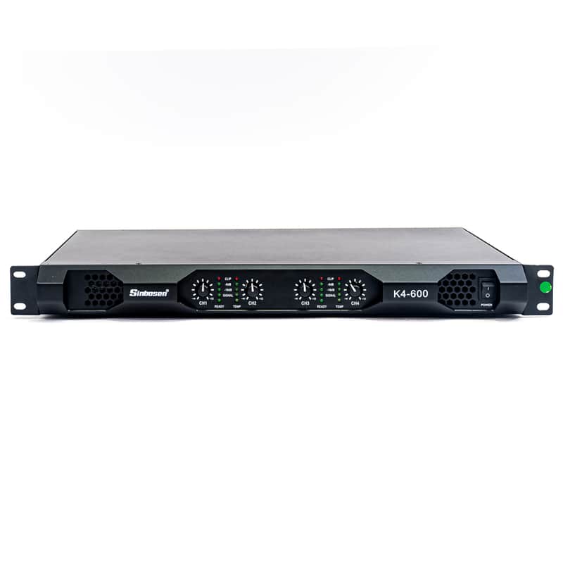 Sinbosen K4-600 1U Class D Digital Power Amplifier – 4-Channel, 600 Watts image 1