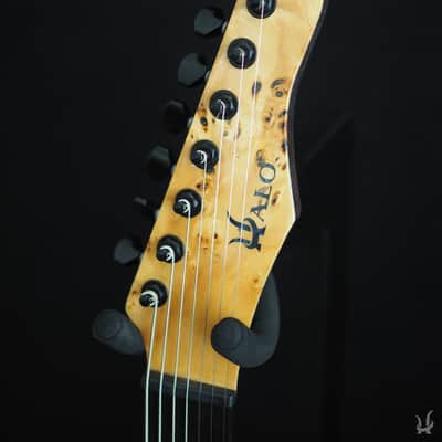 Halo Guitars SALVUS 7-string (27") Bare Knuckle Aftermath, Evertune, Neck Through, Burl Top 🤘🏻 image 5