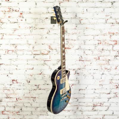 Gibson - Les Paul Standard 50s Figured Top - Electric Guitar - Blueberry Burst - w/ Hardshell Case image 4