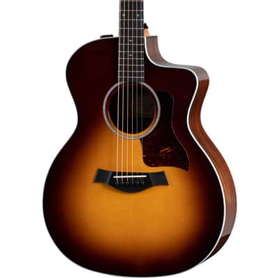 Taylor 214CE Deluxe Acoustic Electric Guitar - Tobacco Sunburst image 3