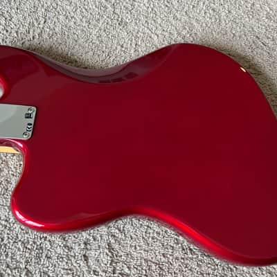 Fender Blacktop Jaguar P90 W/Gig Bag Candy Apple Red Exc! image 13