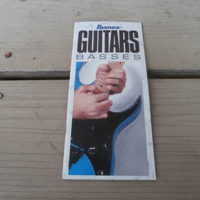 Vintage 1990 Ibanez Guitar and Bass Catalog! JEM, EX, Artist, JS Series! Rare, Original Case Candy! image 1