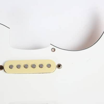 1989 Vintage Squier Fender Stratocaster ~Staggered Pole Pickups~ Loaded PICKGUARD Made in USA Strat 1980s image 2