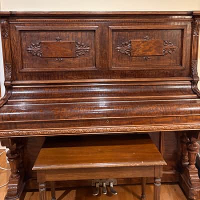 Wegman Piano Company - Upright - medium brown image 2