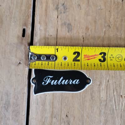 Gibson Futura Truss Rod Cover 1983 - Black image 3