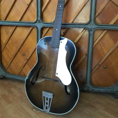 Egmond Antoria 1960s Jazz Archtop Antique Natural Acoustic Guitar image 1