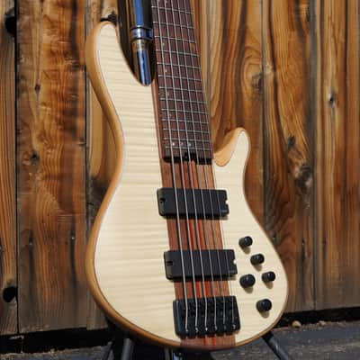 Schecter DIAMOND SERIES Charles Berthoud CB-6 Natural Satin 6-String Bass (New for 2025) image 4