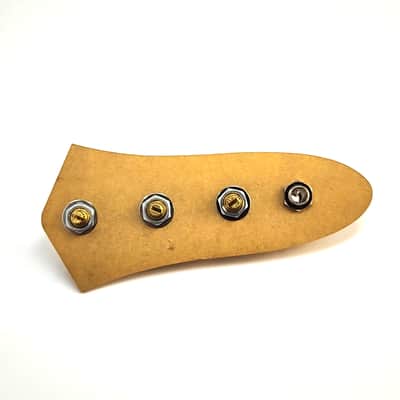 Carparelli Jazz Bass Pre-Wired Harness (V/V/T) — Acrylic Template, CTS Pots, Vitamin Q, Pure Tone Jack image 10
