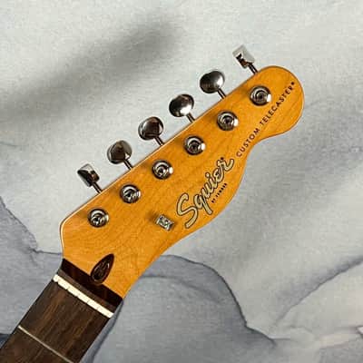 Squier Classic Vibe 60s Loaded Custom Telecaster Neck Vintage Tint with Slab Fingerboard image 1