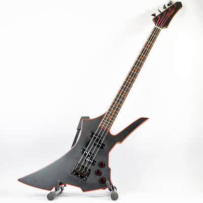 1985 Takamine GB400 Electric Bass - MIJ - Black & Red - RARE image 2