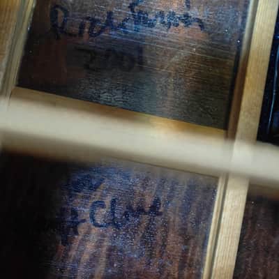 Rick Turner Custom 12-Fret Acoustic (2001) – Hand-Signed by Rick Turner – Walnut & Spruce – 18V Turner Electronics – 1 of 2 Built image 21