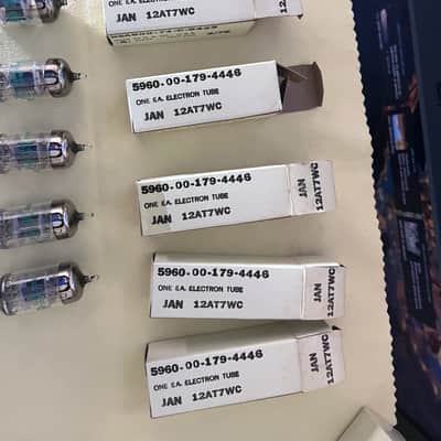 Jan General electric Jan GE 12AT7WC Preamp tubes 1975 image 7