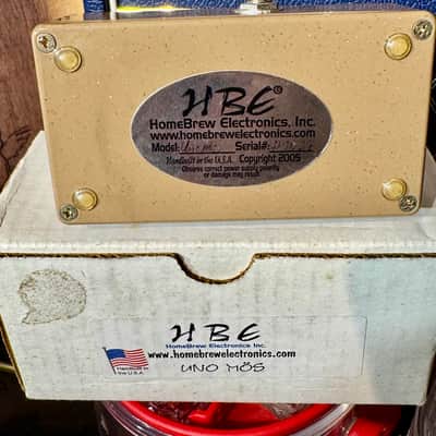 H.B.E. HomeBrew Electronics The Uno Mos  Booster ( New Old Stock) image 6