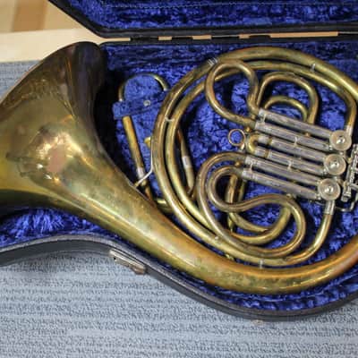 Antique F. X. Hüller French Horn image 2