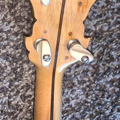 Old vintage Super triple x banjo 4 string made in the usa image 9