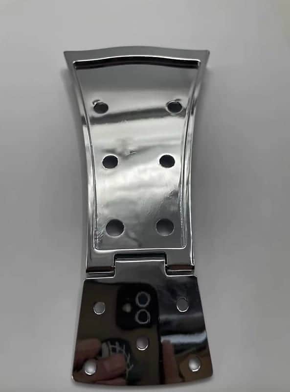 Ibanez Jazz Guitar Tailpiece Trapeze in Chrome image 1