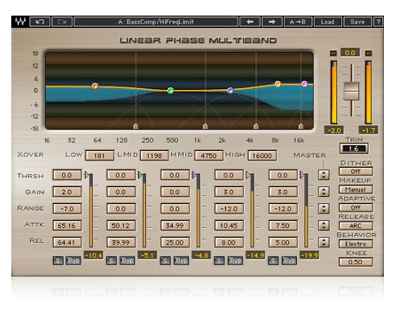 Waves Linear Phase Multiband Compressor (LinMB) Plugin (VST, etc.) image 1