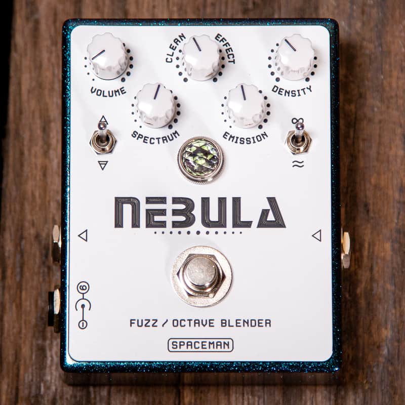 Spaceman Nebula Fuzz/ Octave Blender - Teal Sparkle | Reverb