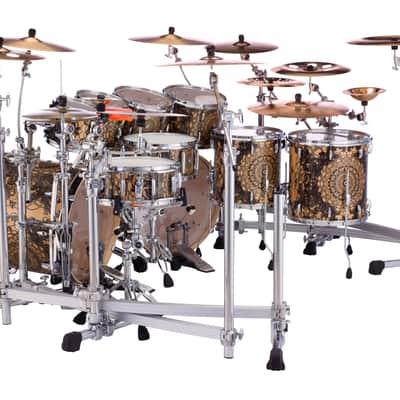 Pearl *Pre-Order* Masters Complete Cain & Abel Double Bass 10-Piece Drum Set | Drum Shells Only | Special Order | Authorized Dealer image 5