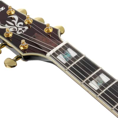 Ibanez AM Artstar 6 String Electric Guitar w/Case - Dark Brown Sunburst (AM153QADBS) image 4