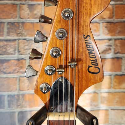 Vintage Columbus Partscaster w/ Original Body & Parts Sunburst image 6