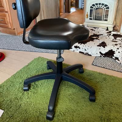SoundSeat (Sound Seat) Regular Seat Drum Throne - Black Leather image 4