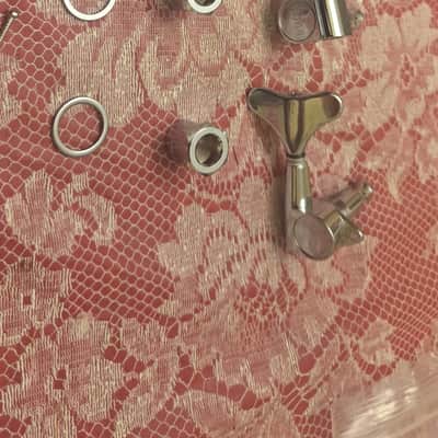 GROVER MINI 144C Bass Guitar Tuners/Tuning Machines, 2x2 CHROME Bass Guitar Part image 1
