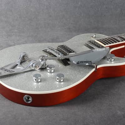 Gretsch G6129T Duo Jet - Silver Sparkle - TV Jones Bridge Pickup - 2nd Hand image 13