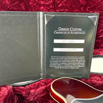 Gibson CS-336 Custom Shop 2020 Vintage Sunburst image 25