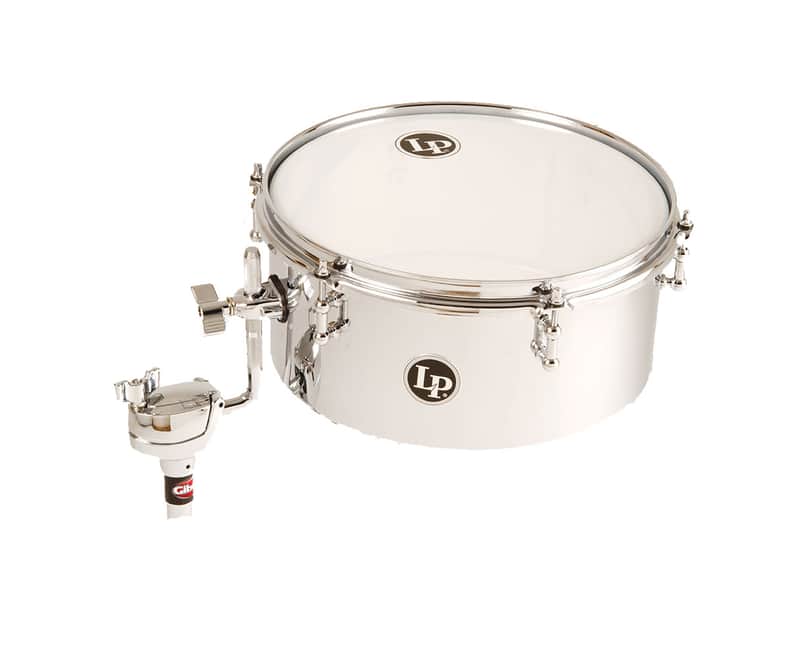 Latin Percussion 5.5" x 12" Drum Set Chrome Timbale image 1