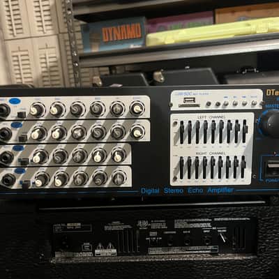DTechPro DT-888 karaoke mixer Late 2010s - Black image 1