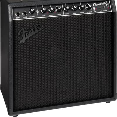 Fender Champion II 50 Blackout Electric Guitar Combo Amplifier, 50W Black image 2