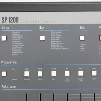 Vintage E-mu SP-1200 Sampling Drum Machine Sampler Black Reissue #42750 image 4
