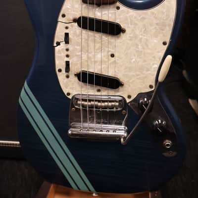 Fender 1973 Competition Mustang Blue OHSC image 2