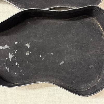 Vintage 1960’s Silver Black Faux Tweed Offset Guitar Case Harmony Silvertone Kay Supro Airline image 18