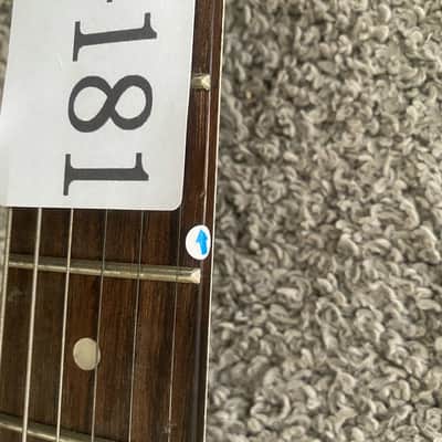 White Black Custom Finish Strat Style Electric Guitar, Solid Basswood Body, Maple Neck image 8