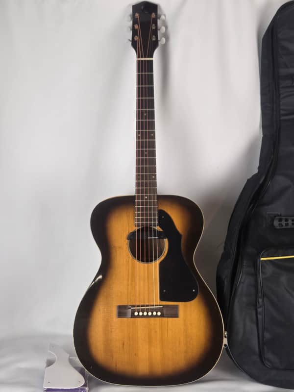 Silvertone Harmony 621 1965 - X-brace Conversion, Neck Reset, Bone Nut & Saddle, Seymour Duncan Maverick Soundhole Pickup image 1