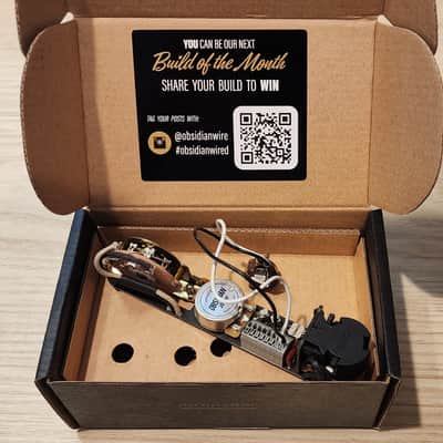 Obsidian Wire Custom T3 Universal SC Solderless Telecaster Wiring Harness w/ Coil Splitting image 2