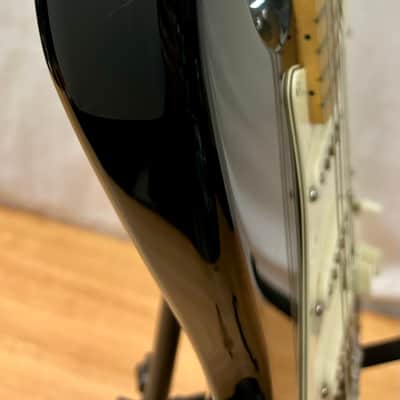 Fender Standard Stratocaster MIM Glossy Black 1995 image 13
